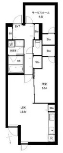 COEUR BLANC西荻窪の間取り