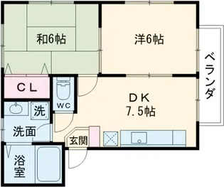 滋賀県彦根市長曽根南町【アパート】の間取り