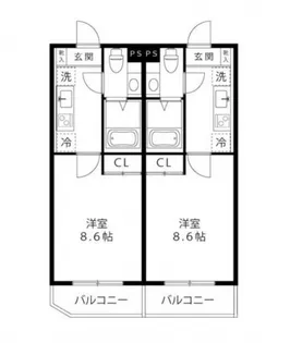 神奈川県川崎市麻生区上麻生3【マンション】の間取り