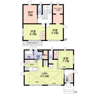 埼玉県さいたま市緑区大字大門【一戸建】の間取り