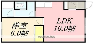 サンハウスA【2階】の間取り