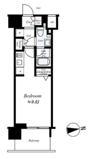 レグラス横浜吉野町【10階】の間取り