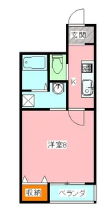 アンプレッセ【1階】の間取り