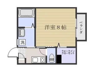 La・グランメール・ニ中【2階】の間取り