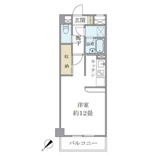 市谷左内町レジデンス【2階】の間取り