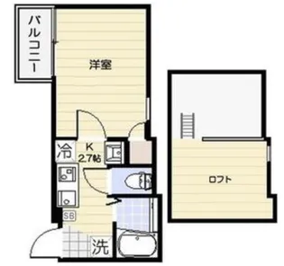 WillowS沼袋【3階】の間取り