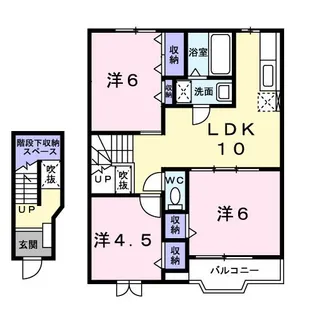 トリムハウスE【2階】の間取り