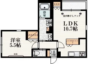 フォレスト代々木C【2階】の間取り