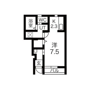 KINGDOMII【1階】の間取り