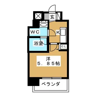 東京都大田区大森北1【マンション】の間取り
