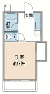 イズミコーポ【1階】の間取り