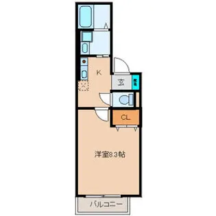 メモリーコートMISA【1階】の間取り
