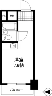 メゾン第3新大阪【8階】の間取り