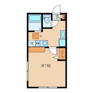 SUNハイツ【1階】の間取り