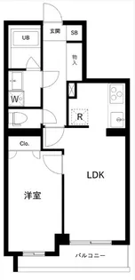 東京都大田区東六郷1【マンション】の間取り