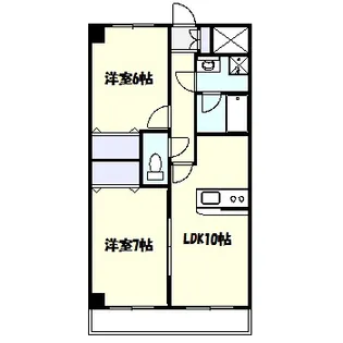 神奈川県川崎市高津区久地4【マンション】の間取り