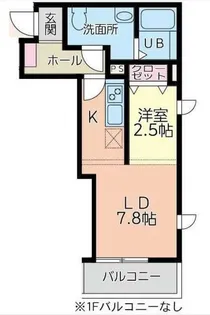 ForestValley南仙台【2階】の間取り