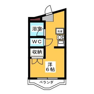 タウンコート末広【2階】の間取り