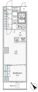 ビエラコート日本橋久松町【4階】の間取り