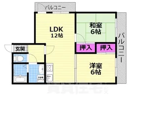 カサ・ソラール【3階】の間取り
