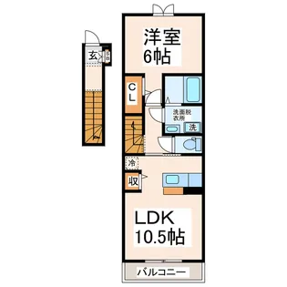 オブリガード【1階】の間取り