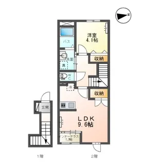 L I N K(リンク)【2階】の間取り