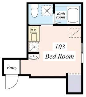 パディシャNOGATA【1階】の間取り