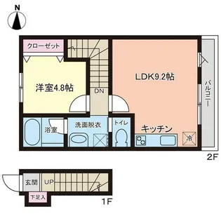 PREMORY名取駅前【2階】の間取り