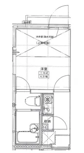 シャンテ西六郷【3階】の間取り