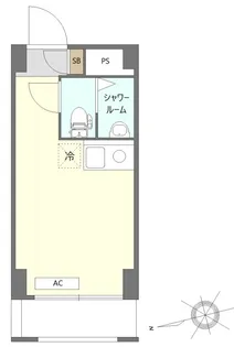 パルタージュ立川【7階】の間取り