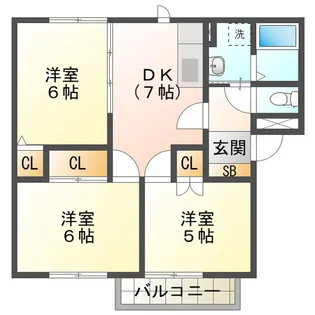 藤方ニューウェーブ【1階】の間取り