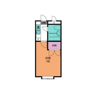 スカイコート相武台【3階】の間取り