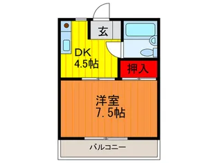 コトブキマンション【2階】の間取り