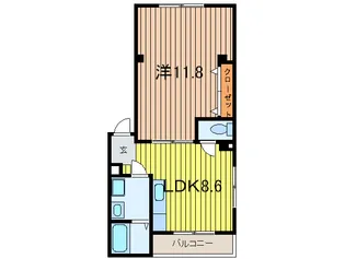 タムラマンション【2階】の間取り