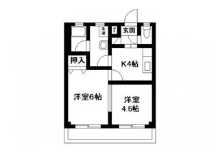 ベアート【1階】の間取り