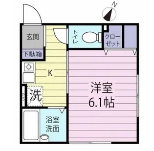 寿ハイツ【1階】の間取り