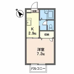 ドエル・エスII【2階】の間取り