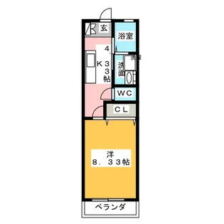 LIEBEII【1階】の間取り