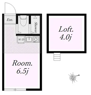 ユナイト天王町アニーレ【2階】の間取り