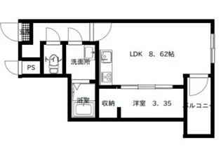 フリートフォルヴィラ古江新町A【3階】の間取り