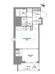 コンフォリア板橋区役所前【2階】の間取り