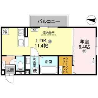 D-Regalo日光N【2階】の間取り