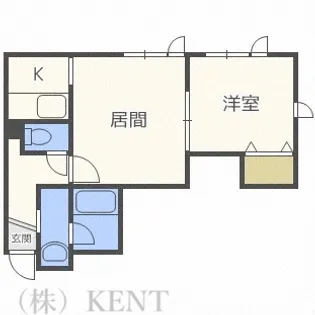パームハイツ【2階】の間取り