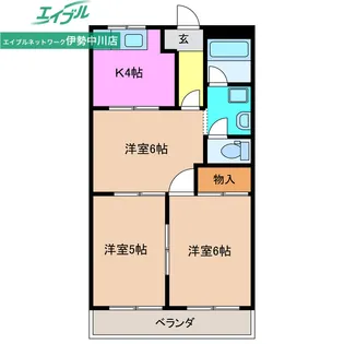 OAK HILLS【1階】の間取り