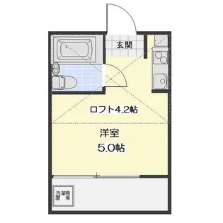 アベニュー香【2階】の間取り