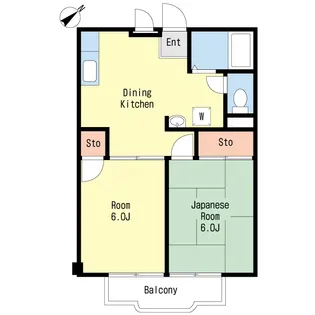 カームマンション【1階】の間取り