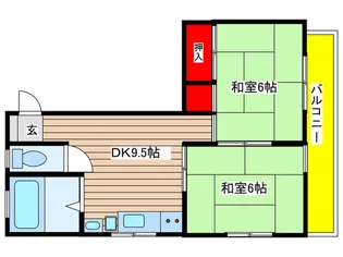 qualite prix【2階】の間取り