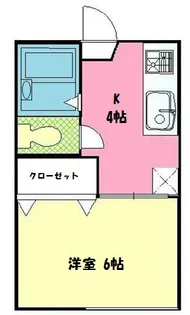 インペリアル【1階】の間取り