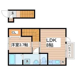 Le Monde【2階】の間取り