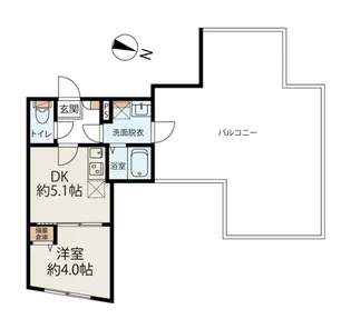 MEGURO EDGE【4階】の間取り